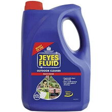 Jeyes Fluid Ready-To-Use Outdoor Cleaner & Disinfectant 4 Litre - Kills 99.9% Germs for Paths, Patios, Driveways & Pet Housing (Blue)
