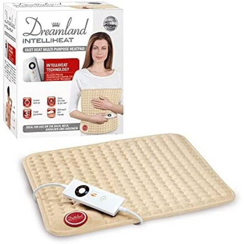 Dreamland Intelliheat Multi Purpose Heat Pad, Instant Heat up, Soft to