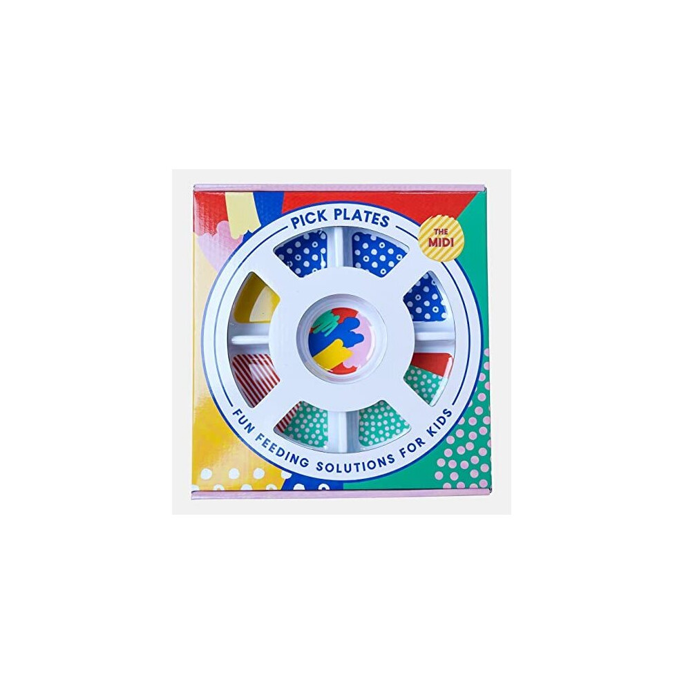 Pick Plates Midi Divided Plate – 5 Compartment Kids Plate 23Cm - Image 2