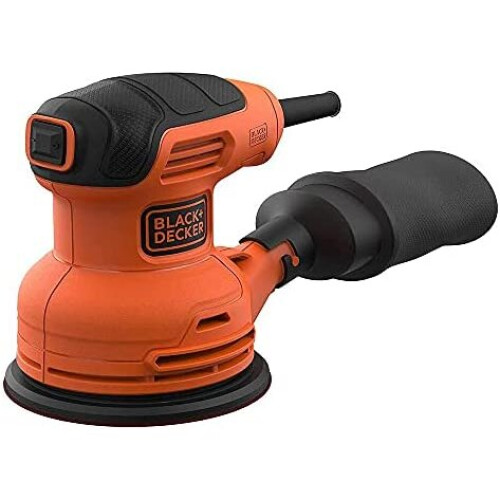 BLACK+DECKER 230 W 125 mm Random Orbit Electric Sander, BEW210-GB