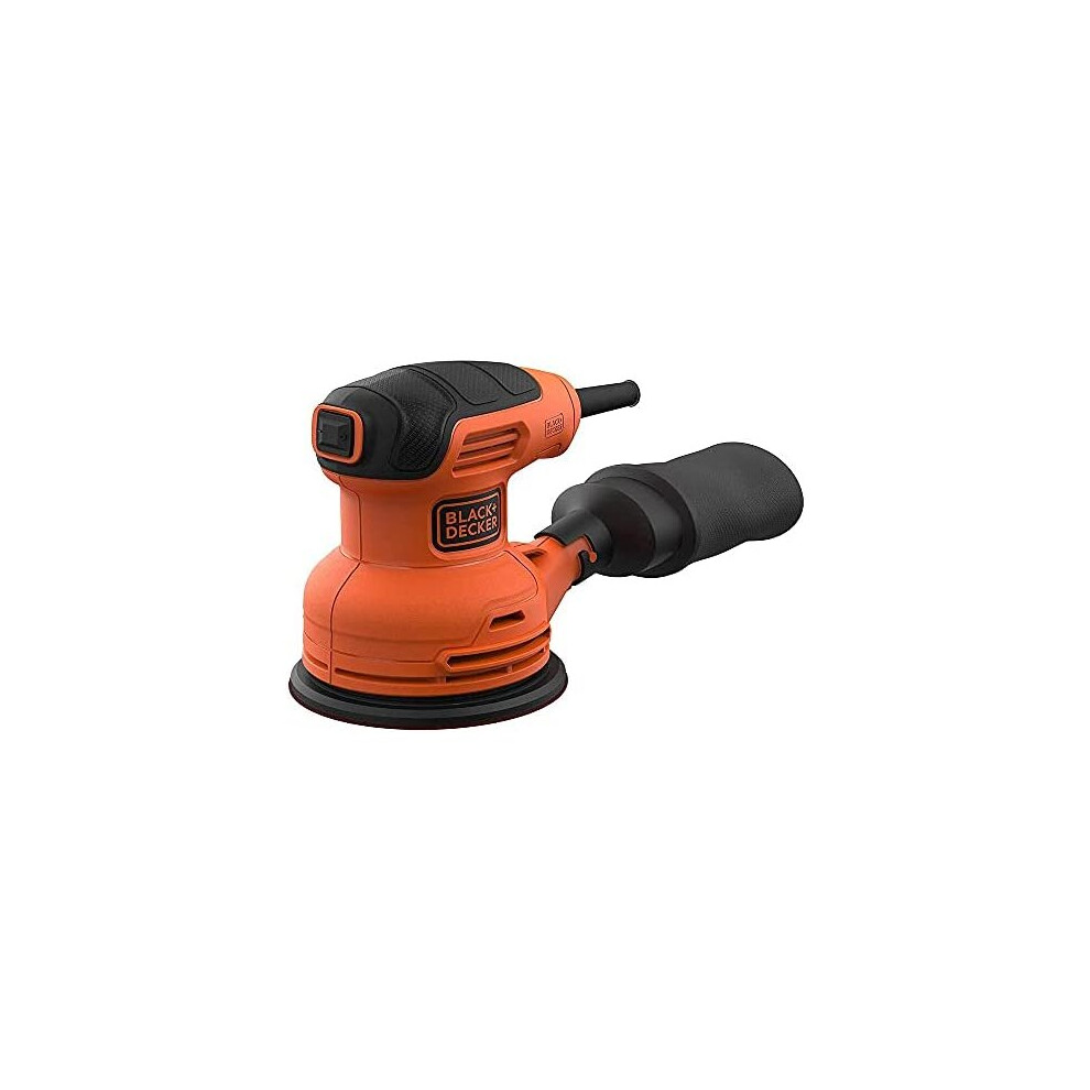+Decker 230 W 125 Mm Random Orbit Electric Sander, Bew210-Gb Black