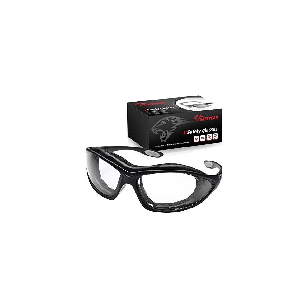 Safeyear Anti-Fog Safety Goggles [En166 Certified Quality]- Sg002 Anti Scratch Safety Glasses Goggles With Neck Cord Adult For Man And Women, Uv 6971043958518