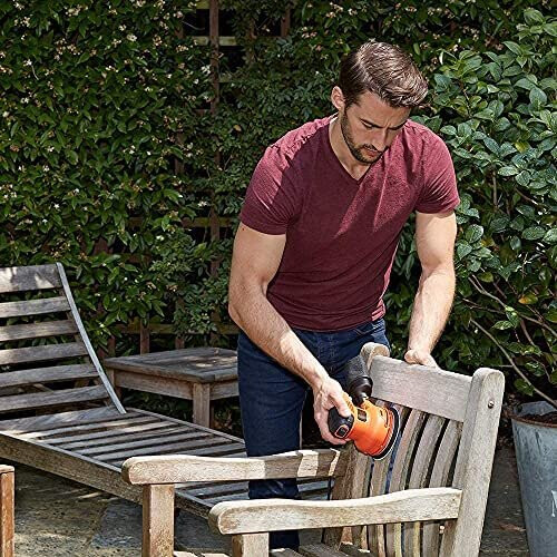 BLACK+DECKER 230 W 125 mm Random Orbit Electric Sander, BEW210-GB 2