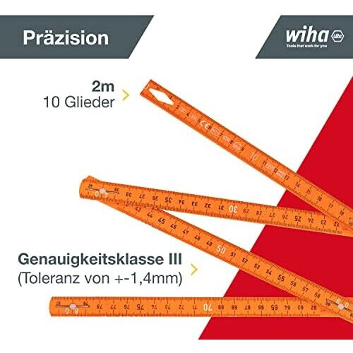 Wiha LONGLIFE 2M FOLDETOMME - WH 42068 1