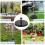 Solar Fountain Pump 1.4W Solar Water Pump with 6 Floating Solar Panel 3