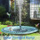 Solar Fountain Pump 1.4W Solar Water Pump with 6 Floating Solar Panel 6