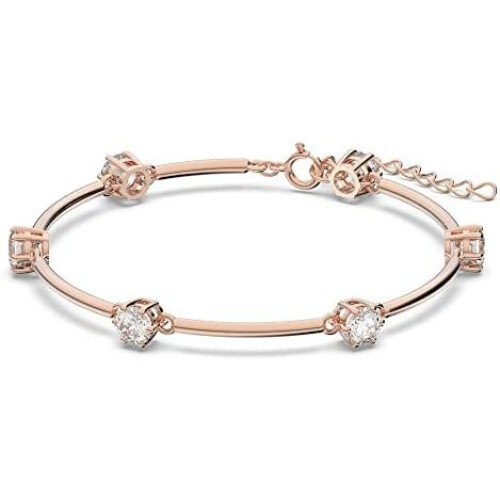 Swarovski Swarovski Constella Bangle White, Rose-gold Tone Plated Bracelet