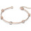 Swarovski Swarovski Constella Bangle White, Rose-gold Tone Plated Bracelet 2