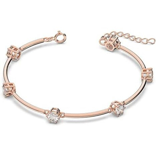 Swarovski Swarovski Constella Bangle White, Rose-gold Tone Plated Bracelet 1