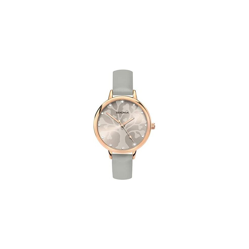 SEKONDA Womens Analogue Classic Quartz Watch with PU Strap 2649.27