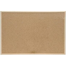 Q-Connect Wooden Frame 900 x 1200 mm Cork Board