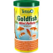 Tetra Pond Goldfish Mini Pellet Food, Complete Fish Food for All Goldfish, 1 Litre