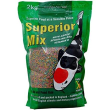 Kockney Koi Superior Mix Pond Fish Food 4mm 2kg Bag