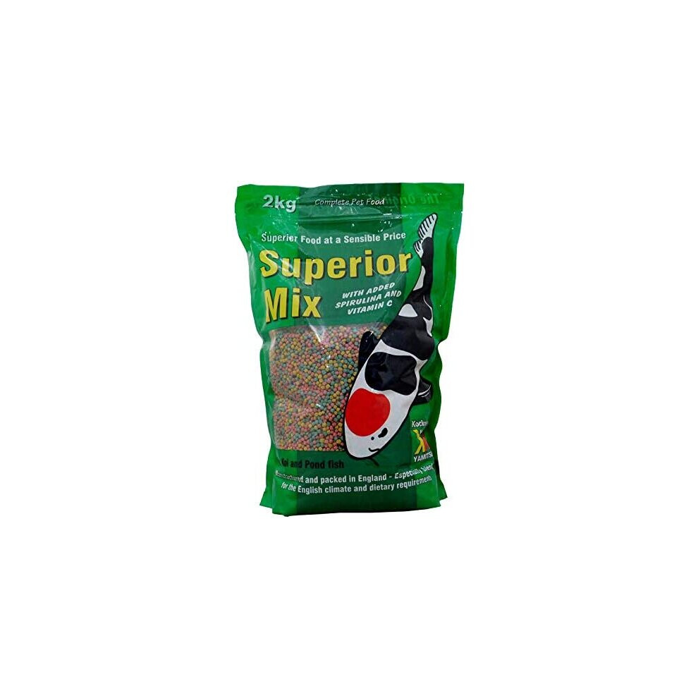 Kockney Koi Superior Mix Pond Fish Food 4mm 2kg Bag