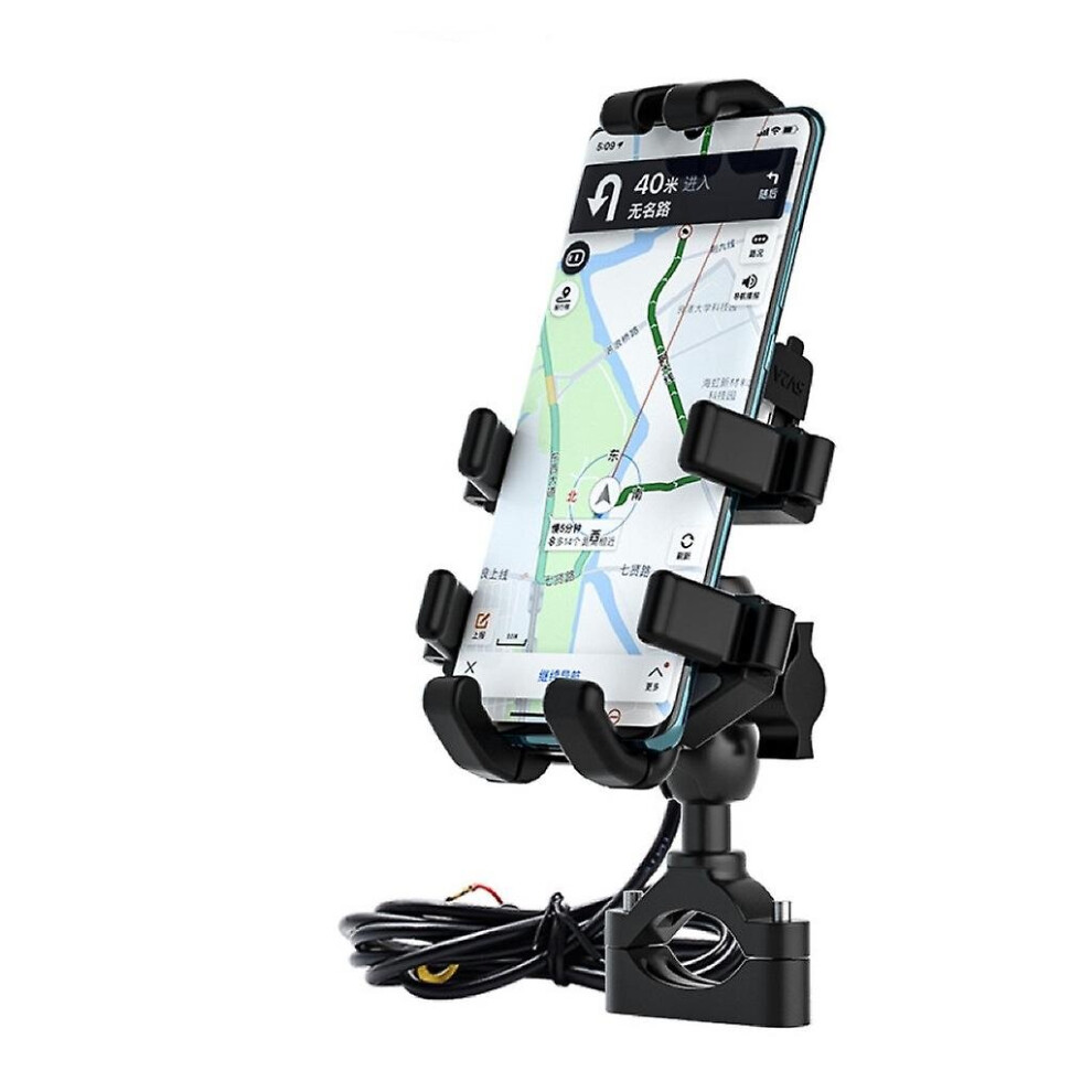 Motorcycle Phone Holder Cycling Navigation Bracket Bike Bicycle Handlebar Mount Holder 768647979232