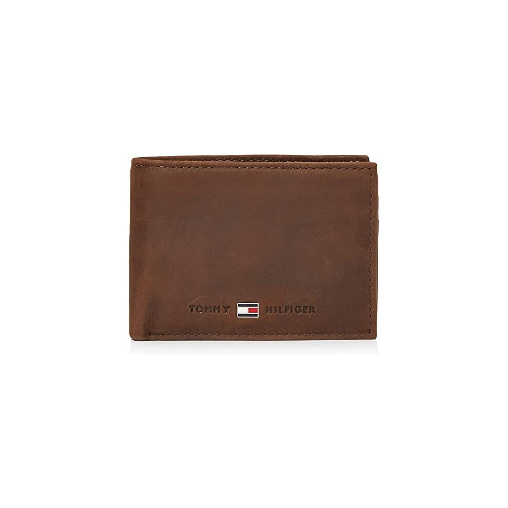 Tommy Hilfiger Men's JOHNSON MINI CC FLAP AND COIN POCKET Wallets Black Size: Dimensions (W x H x D): 11 x 8 x 2 cm