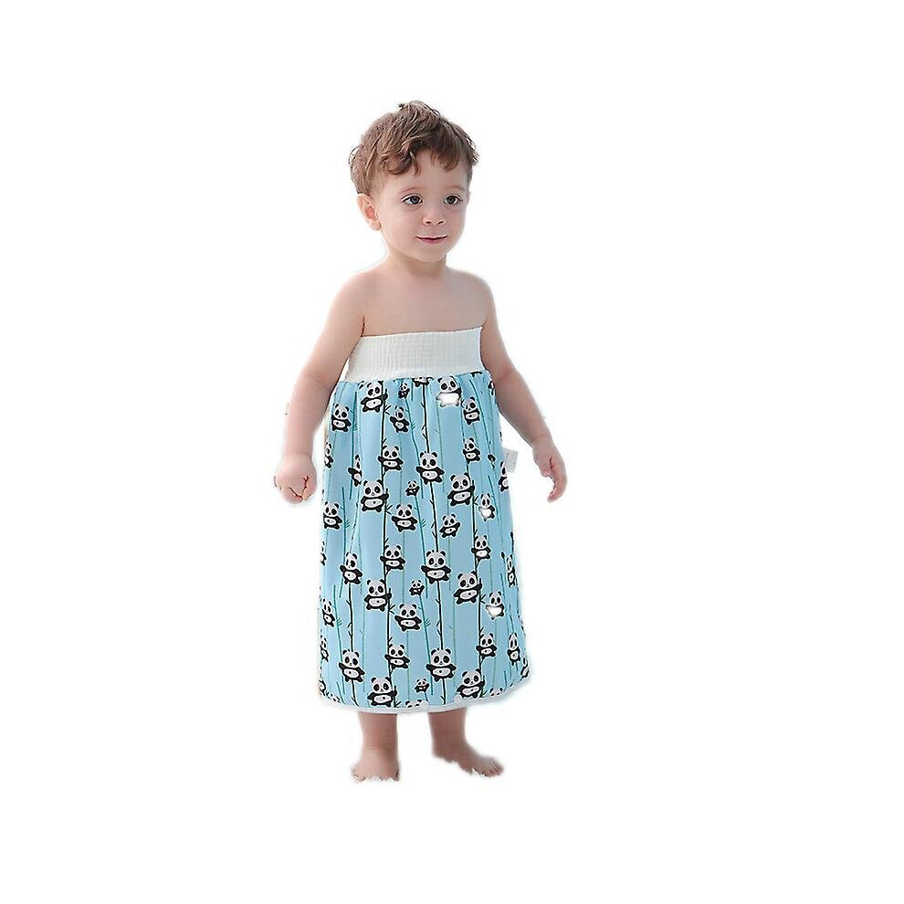 (Panda, S) Washable Waterproof Diaper Skirt Training Pants For Potty Training Baby Night Time
