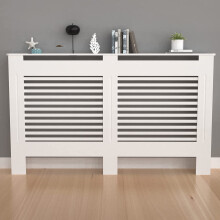 (Horizontal-XLH92XW172XD19cm, White) Modern Radiator Cover Furniture Cabinet Shelf