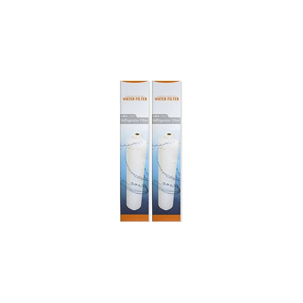 Microfilter DA2010CB - 2X External Refrigerator Water Filter Compatible with Samsung DA29-10105J - HAFEX/EXP, LG 5231JA2010B, Whirlpool USC100 Fridge