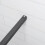 AICA (1000mm) Matt Black Walk in Wet Room Shower Screen Panel 6