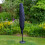 LED Parasol met Kantelfuntie 270 cm - Grijs 5