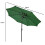 Grønn 2,7 m LED-vippeparasoll 8
