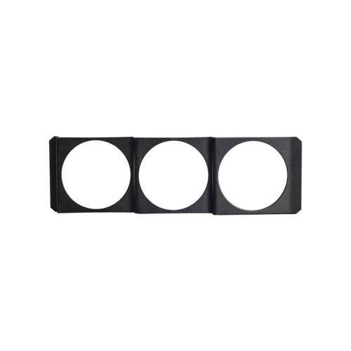52mm 12V Car Triple Gauge Meter Panel Mount Holder Bracket Hole Pod Dash Black 1