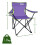 Folding Camping Chair for Adults and Kids Purple with Green trim Lightweight Foldable Chair Suitable for Outdoors From just be 5