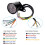 12V Universal Motorcycle Speedometer Tachometer Gauge w/ LED Backlight 13