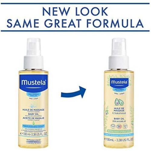 Óleo De Massagem Para Bebê Mustela 100Ml 2