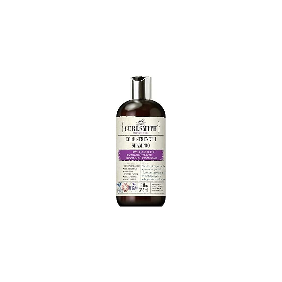 Curlsmith Â Core Strength Shampoo, Gentle Protein-Rich For Frequent Use (355Ml)