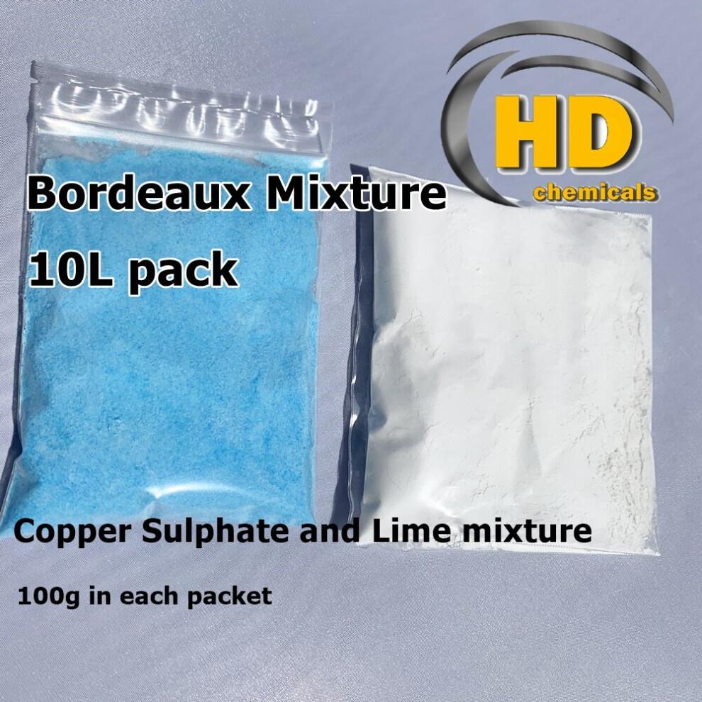 (100g each packet (10L)) Copper Sulphate Lime mixture Blight Canker Mildew