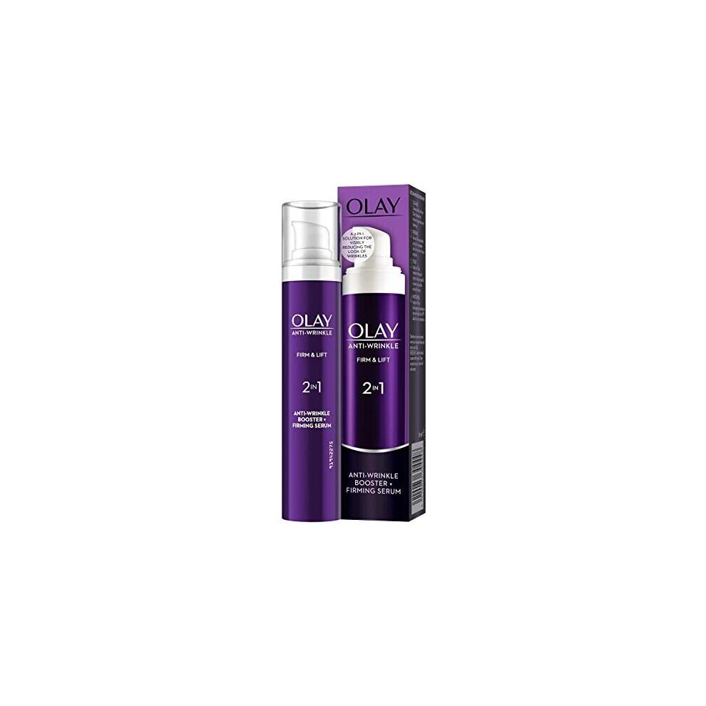 Olay Anti-Wrinkle Firm And Lift 2-in-1 Day Cream/Firming Serum, 200 millilitre, (Pack of 4)