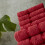 (Red) Boston 8 Pcs Luxury Cotton Towel Bale Set 4