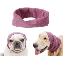 (M) Dog Ear Cover Warm Pet Earmuffs Noise Protection For Relieving Anxiety Bathing Calming