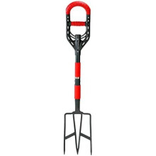 Roamwild Multi-Digger Garden Digging Spading Fork – Fibreglass Light Weight Gardening With Unique Dual Soft AIR Light Grip Technology & Soil Lump