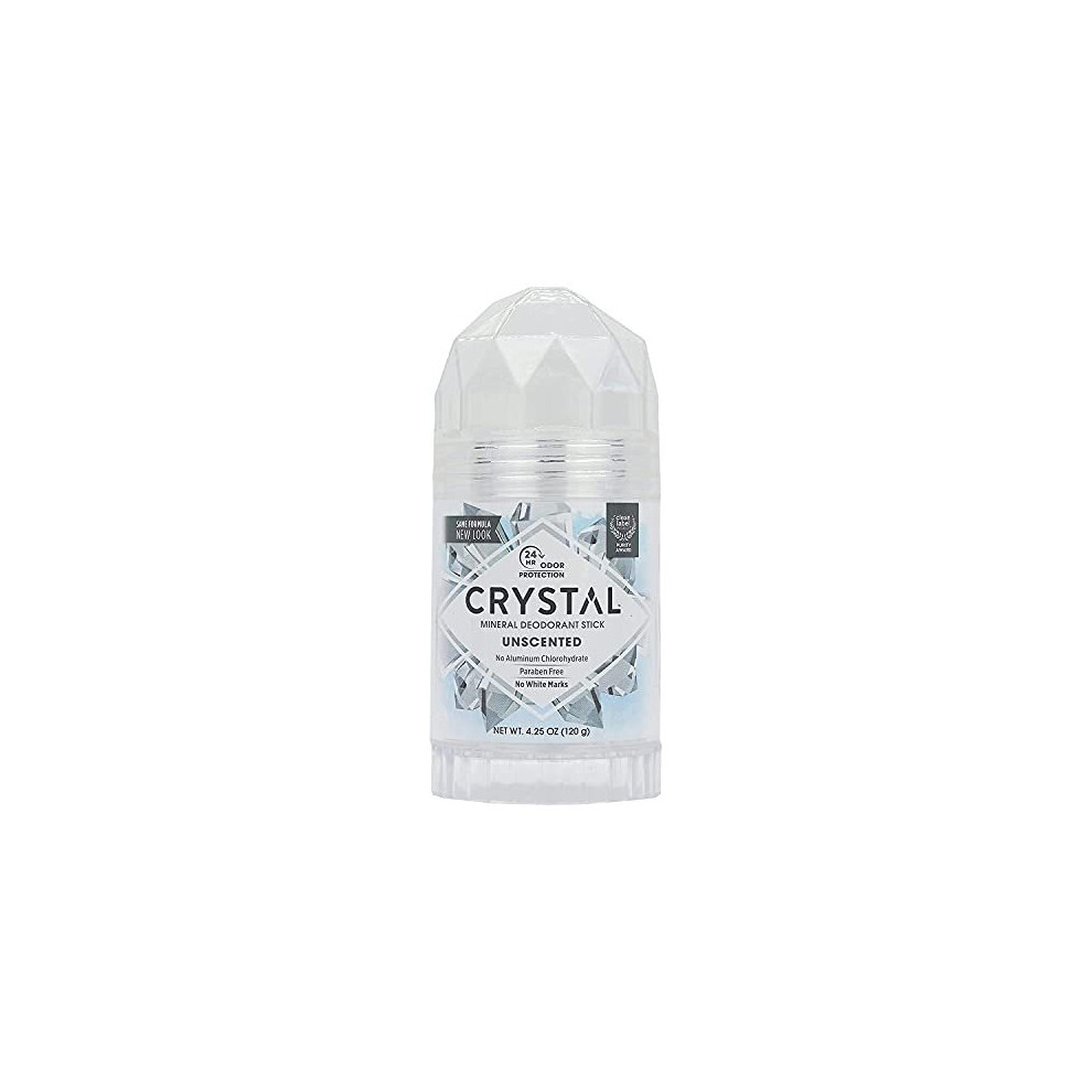 Crystal Mineral Deodorant Stick, Unscented, 4.25 Oz