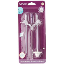 b.box Sippy Cup Replacement Kits with 2 Straws and 1 Cleaner Set