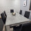Grey Dining Table and 6 Chairs Stone Grey Effect Kitchen Dining Set 6