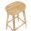(Light) Wooden Breakfast Bar Kitchen Pub Stool Cafe 68cm 3