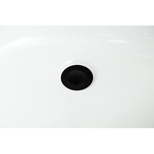 Black Basin Push Button Waste Click Clack Unslotted Basin Sink Pop Up Waste 2