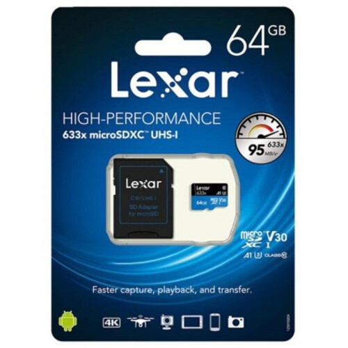 Lexar Lexar 633X Micro Sdhc Memory Card Storage Card Multi A 64Gb 2
