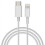 1M Usb 3.1 Type C Male To 8 Pin Data Cable For Iphone White 1