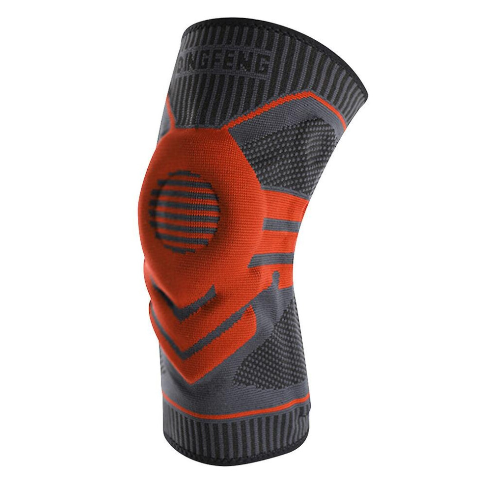 Red (, 2XL) Knee Brace Meniscus Support Knee Pads With Patella Gel Pads Side Stabilisers For Running Arthritis