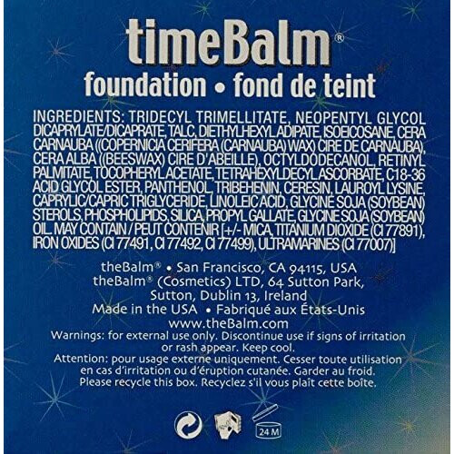 The Balm, Time Balm, Cream Foundation, Dark, 21.3 g 2