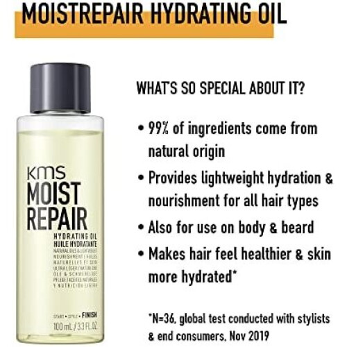 KMS KMS Moistrepair Hydrating Oil 100 ml 1