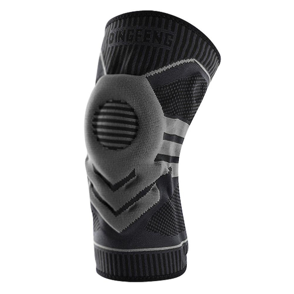 Black (, L) Knee Brace Meniscus Support Knee Pads With Patella Gel Pads Side Stabilisers For Running Arthritis