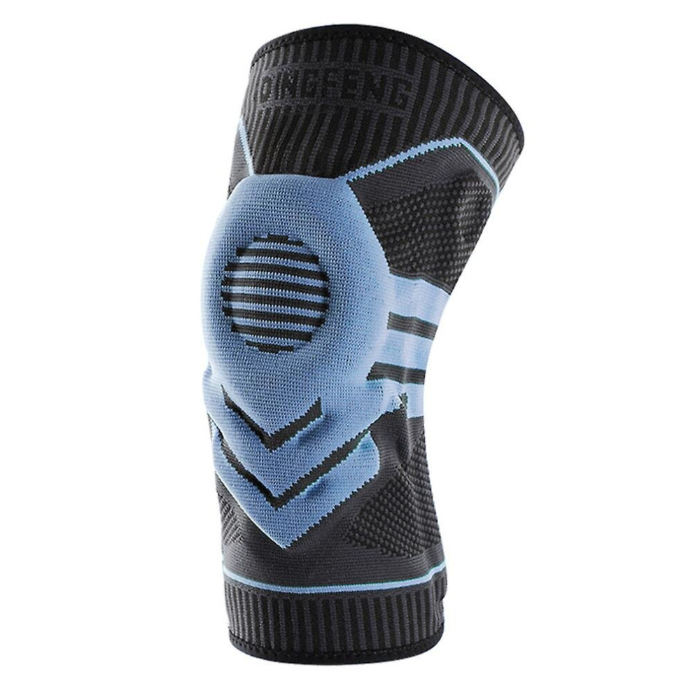 Blue (, 2XL) Knee Brace Meniscus Support Knee Pads With Patella Gel Pads Side Stabilisers For Running Arthritis