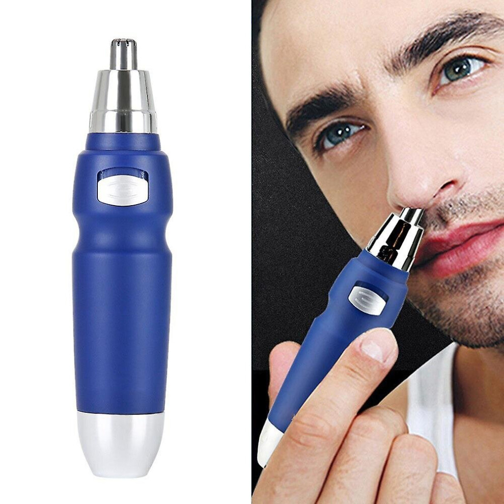 Blue (Blue) Electric Shaving Nose Hair Trimmer For Men Shaving Hair Removal Razor Beard Cleaning Machine