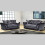 MN Furniture (Black and Grey , 3+2 Seater) Tyson 3+2 Sofa Set & Corner Comfortable Sofa 1